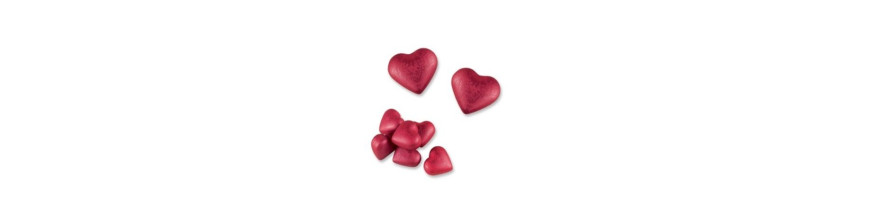 Gyufise 24 Decorazioni Per Cupcake A Forma Di Cuore Gialle - Topper Per Torte San Valentino, Matrimoni, Festa Della Mamma - 3