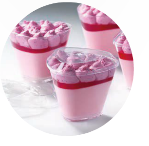 20 bicchieri con coperchio paletta vassoio inferiore mousse gelato paletta per yogurt Bestonzon in plastica dessert 
